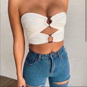 *SOLD* Tiger Mist Hamilton top